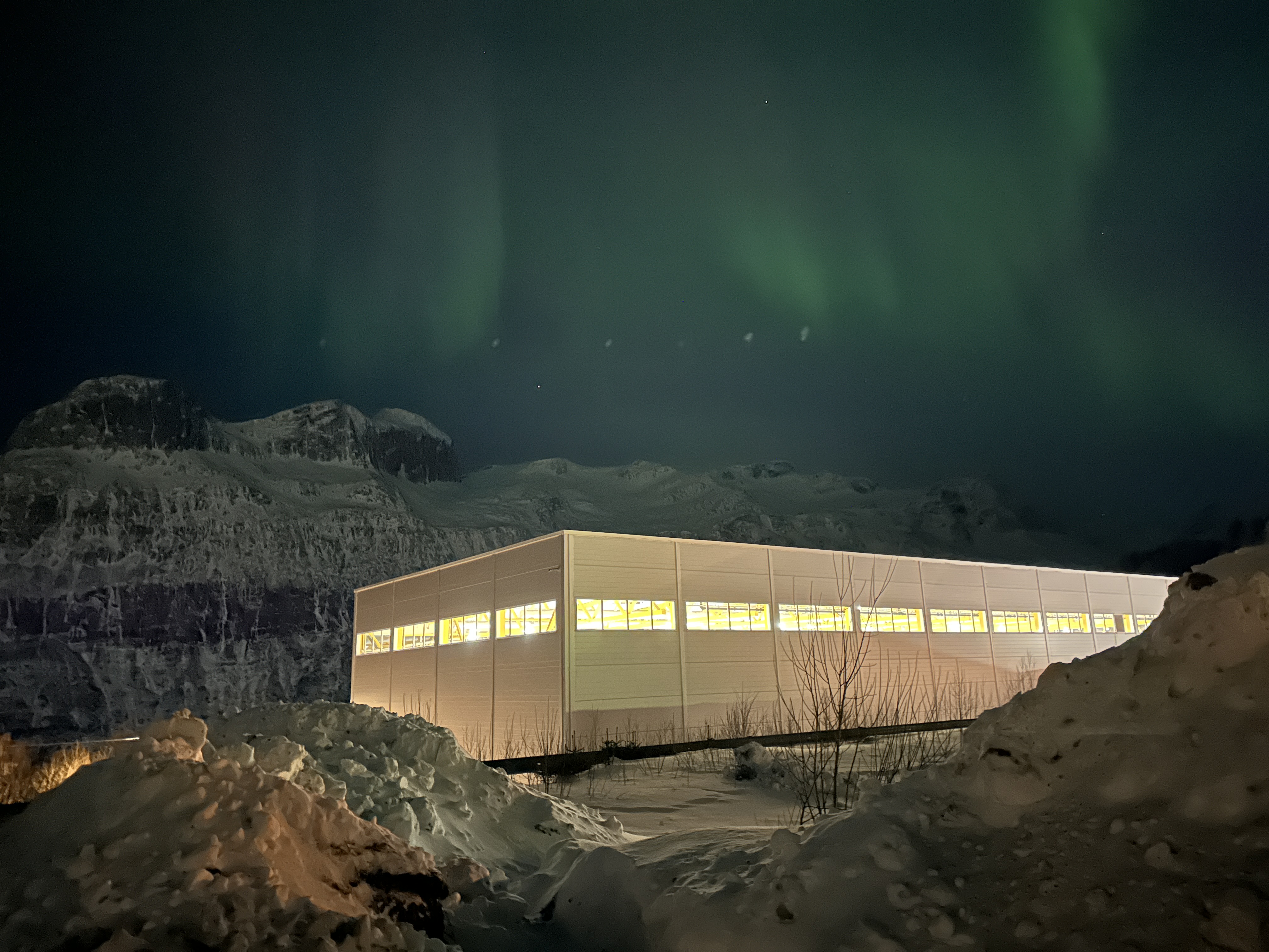 The factory in Glomfjord